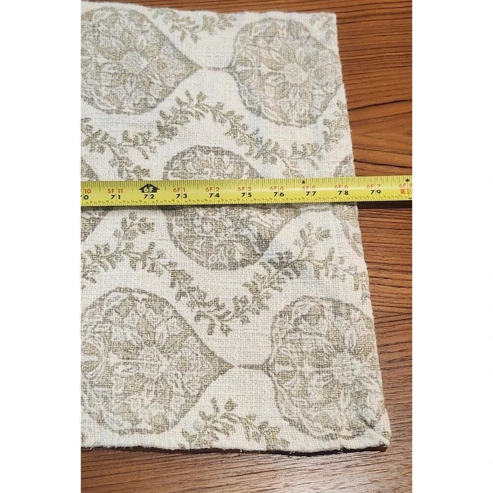 Table Runner by SHABBY‎ CHIC 15” X 78” BoHo Made in India 100% Cotton